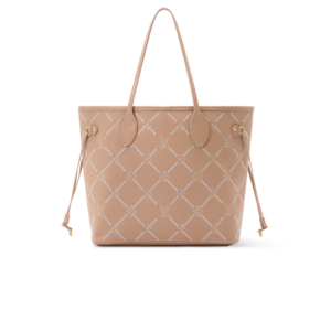 Louis Vuitton Neverfull MM Tote Bag 12.2in/ 31cm Hazelnut Couture Gold Hardware For Women M29486