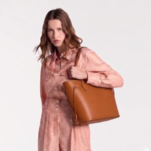 Alternative view of Louis Vuitton Neverfull MM Tote Bag 12.2in/ 31cm Tan Gold Hardware For Women M25540