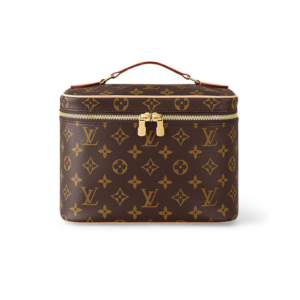 Louis Vuitton Nice BB Vanity Case 9.4in/ 24cm Brown Monogram Gold Hardware For Women M42265