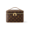 Louis Vuitton Nice Mini Vanity Case 7.9in/ 20cm Brown Monogram Gold Hardware For Women M44495