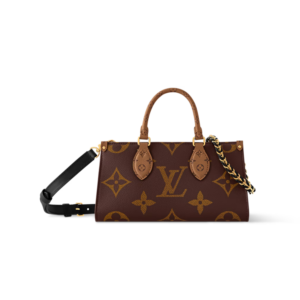 Louis Vuitton OnTheGo East West Chain Tote Bag 9.8in/ 25cm Monogram Reverse Gold Hardware For Women M14236