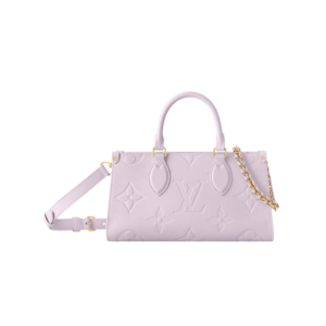 Louis Vuitton OnTheGo East West Tote Bag 9.8in/ 25cm Misty Lilac Gold Hardware For Women M15192