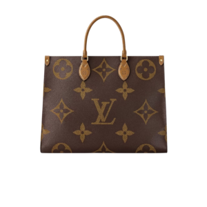 Louis Vuitton OnTheGo GM Tote Bag 16.1in/ 41cm Brown Gold Hardware For Women M45320