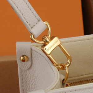 Alternative view of Louis Vuitton OnTheGo PM Tote Bag 9.8in/ 25cm Cream Gold Hardware For Women