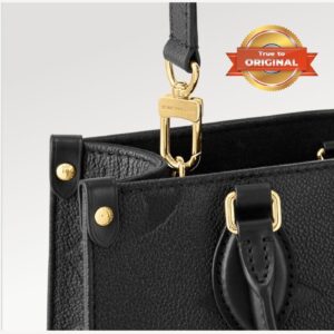 Alternative view of Louis Vuitton OnTheGo PM Tote Bag 9.8in/ 25cm Black Gold Hardware For Women M45653