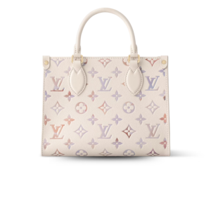Louis Vuitton OnTheGo PM Tote Bag 9.8in/ 25cm Dream Cream Light Gold Hardware For Women M25770