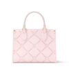 Louis Vuitton Onthego PM Tote Bag 9.8in/ 25cm Light Bliss Couture Gold Hardware For Women M28528 - Image 3