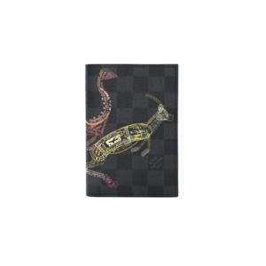 Louis Vuitton Passport Cover Damier Graphite Canvas For Men, Men's Wallet 5.5in/14cm LV N64604