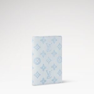 Alternative view of Louis Vuitton Passport Cover 5.5in/ 14cm Bleu Courrier Monogram Origine M27614