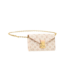 Louis Vuitton Pouch Metis Belt 5.3in/ 13.5cm Cream Monogram Dune Gold Hardware For Women M4871Z