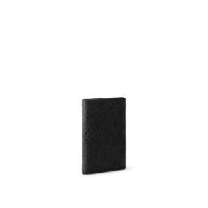 Alternative view of Louis Vuitton Passport Cover Monogram Empreinte Leather Wallet Black For Men 5.5in/14cm M63914