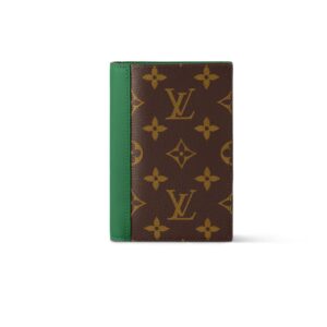 Louis Vuitton Passport Cover Wallet Green For Men 5.5in/14cm M82867