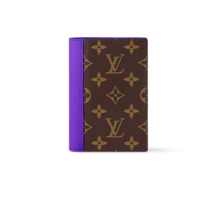 Louis Vuitton Passport Cover Wallet Violet For Men 5.5in/14cm M28268