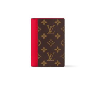 Louis Vuitton Passport Cover Wallet Red For Men 5.5in/14cm M82862