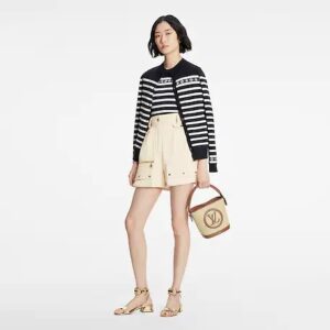 Alternative view of Louis Vuitton Petit Bucket Raffia Beige For Women ‎9.4in/24cm