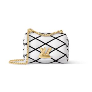 Louis Vuitton Pico Go-14 Bag Black/White For Women M23762 - 5.9 Inches / 14.9 Cm
