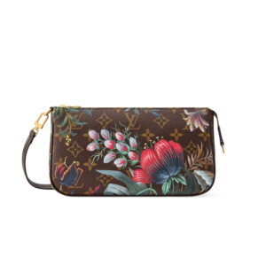 Louis Vuitton Pochette Accessoires Pouch Shoulder Bag 9.3in/ 23.5cm Multicolor Monogram Canvas Gold Hardware For Women M29148