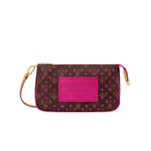 Louis Vuitton Pochette Accessoires Shoulder Bag 9.3in/ 23.5cm Monogram Perfo/ Pop Crush Gold Hardware For Women M29001