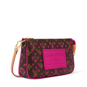 Alternative view of Louis Vuitton Pochette Accessoires Shoulder Bag 9.3in/ 23.5cm Monogram Perfo/ Pop Crush Gold Hardware For Women M29001
