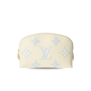 Louis Vuitton Pochette Cosmetique PM Clutch & Pouch 7.5in/ 19cm Beige Gold Hardware For Women M24378