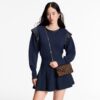Louis Vuitton Pochette Felicie Shoulder Bag 8.3in/ 21cm Fuchsia Monogram Canvas Gold Hardware For Women M81896 - Image 4