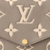 Louis Vuitton Pochette Felicie Shoulder Bag  8.3in/ 21cm Tourterelle Gray/ Cream Gold Hardware For Women M82610 - Image 8
