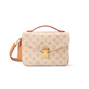 Louis Vuitton Pochette Metis MM Shoulder Bag 9.8in/ 25cm Monogram Origine Lin Canvas Gold Hardware For Women M28290
