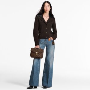 Alternative view of Louis Vuitton Pochette Metis Shoulder Bag 9.8in/ 25cm Brown Monogram Canvas Gold Hardware For Women M44875