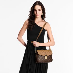 Alternative view of Louis Vuitton Pochette Metis Shoulder Bag 9.8in/ 25cm Brown Monogram Reverse Canvas Gold Hardware For Women M44876