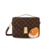 Louis Vuitton Pochette Metis Shoulder Bag 9.8inch/ 25cm Brown Gold Hardware For Women M47203