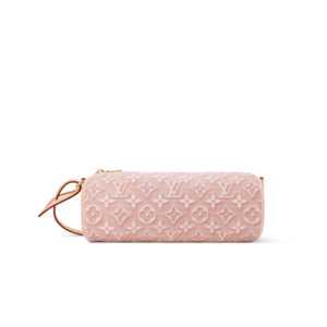 Louis Vuitton Pochette Papillon Shoulder Bag 7.9in/ 20cm Rose Ruban Monogram Embleme Gold Hardware For Women M29881