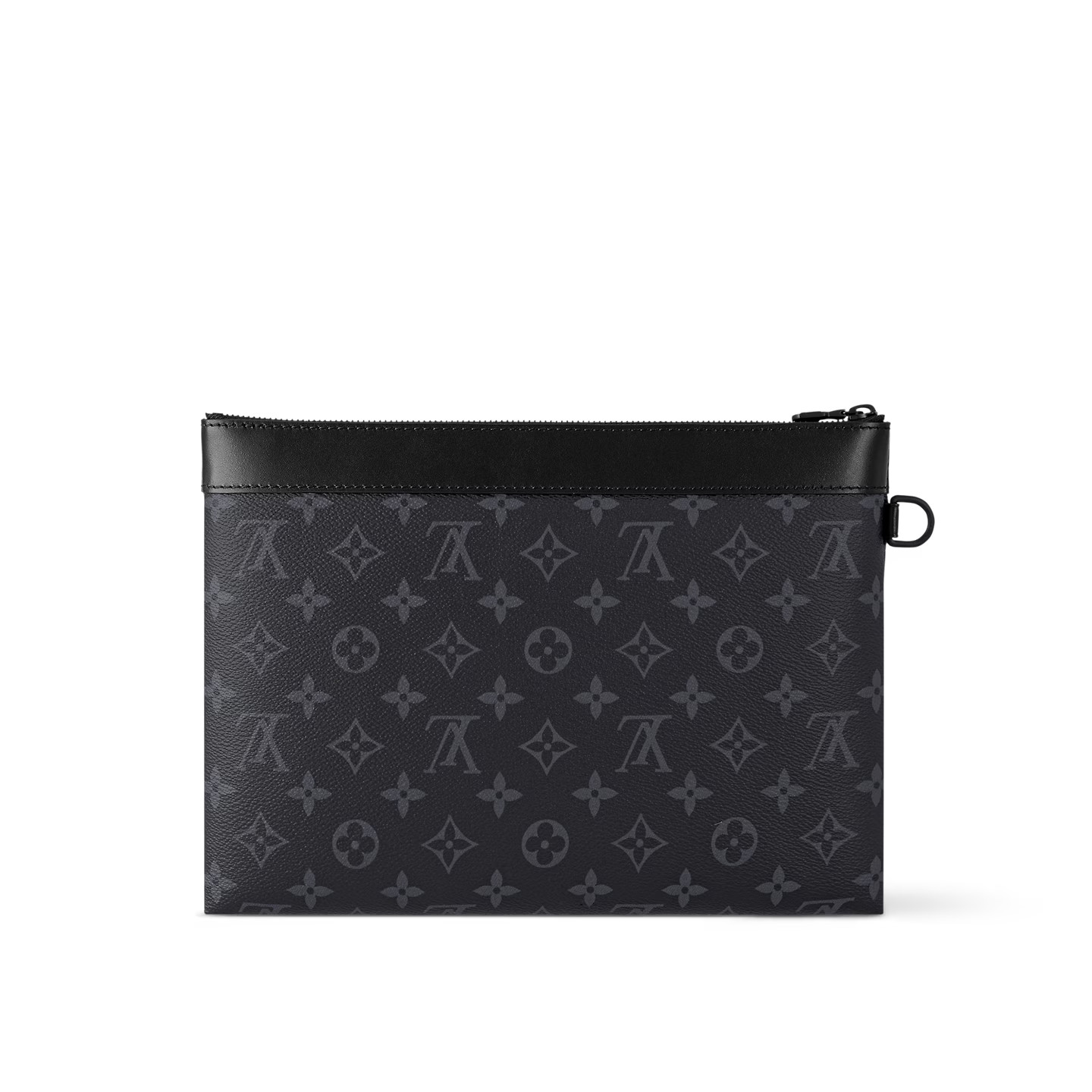Louis Vuitton Pochette To Go Pouch 11.8in /30cm Black Monogram Eclipse Canvas Black Hardware For Men M81569 - Image 5