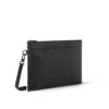 Louis Vuitton Pochette To Go Pouch 11.8in /30cm Black Monogram Shadow Canvas Black Hardware For Men M81570 - Image 3