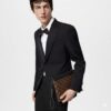Louis Vuitton Pochette To Go Pouch 11.8in /30cm Brown Monogram Canvas Black Hardware For Men M82079 - Image 2