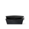 Louis Vuitton Pochette Voyage MM Pouch 10.6in/ 27cm Black/ Grey Monogram Eclipse Silver Hardware For Men M61692 - Image 5