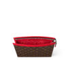 Louis Vuitton Pochette Voyage MM Pouch 10.6in/ 27cm Red Silver Hardware For Men M82857 - Image 5