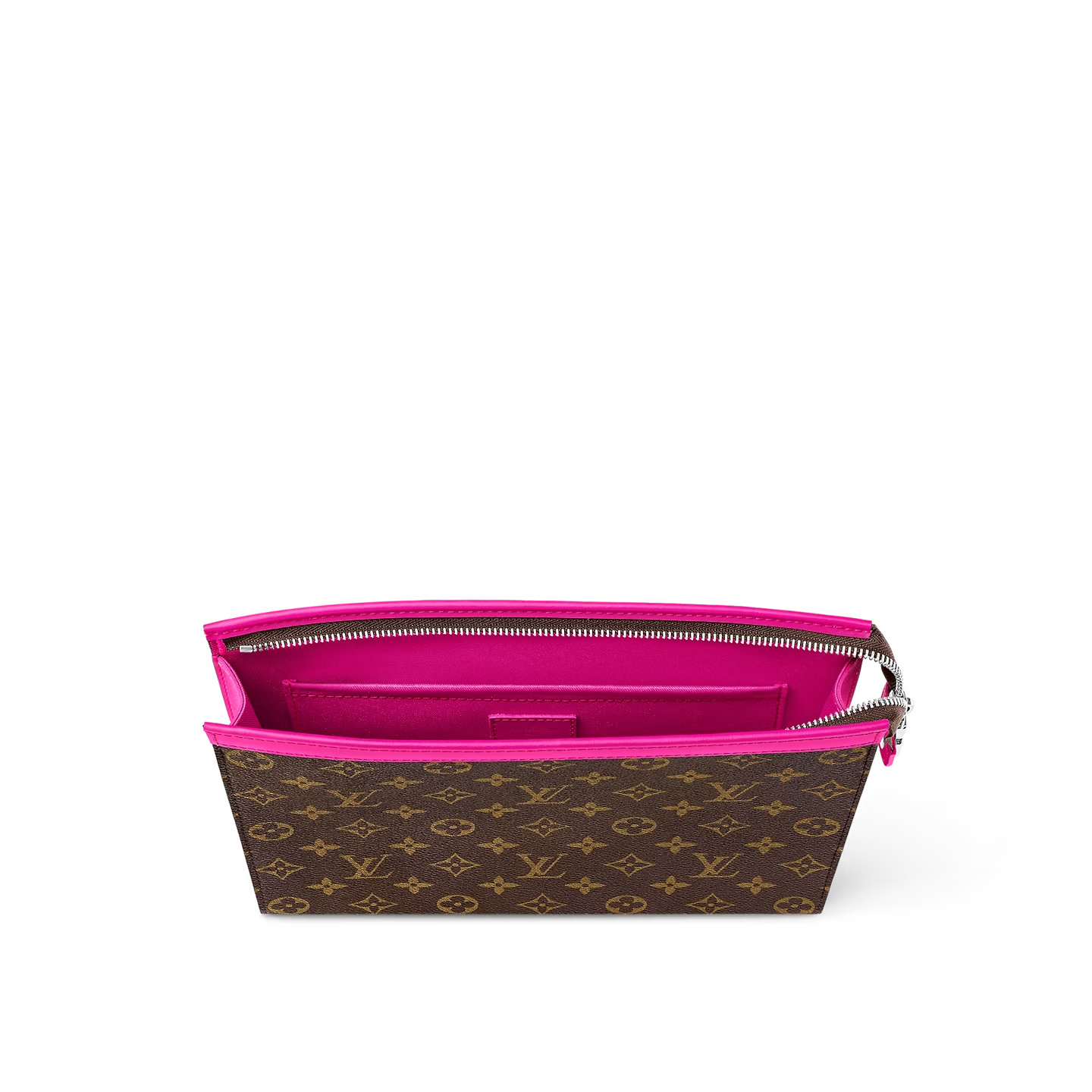 Louis Vuitton Pochette Voyage MM Pouch 10.6in/ 27cm Pink Silver Hardware For Women M82858 - Image 5