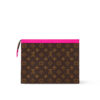Louis Vuitton Pochette Voyage MM Pouch 10.6in/ 27cm Pink Silver Hardware For Women M82858 - Image 4