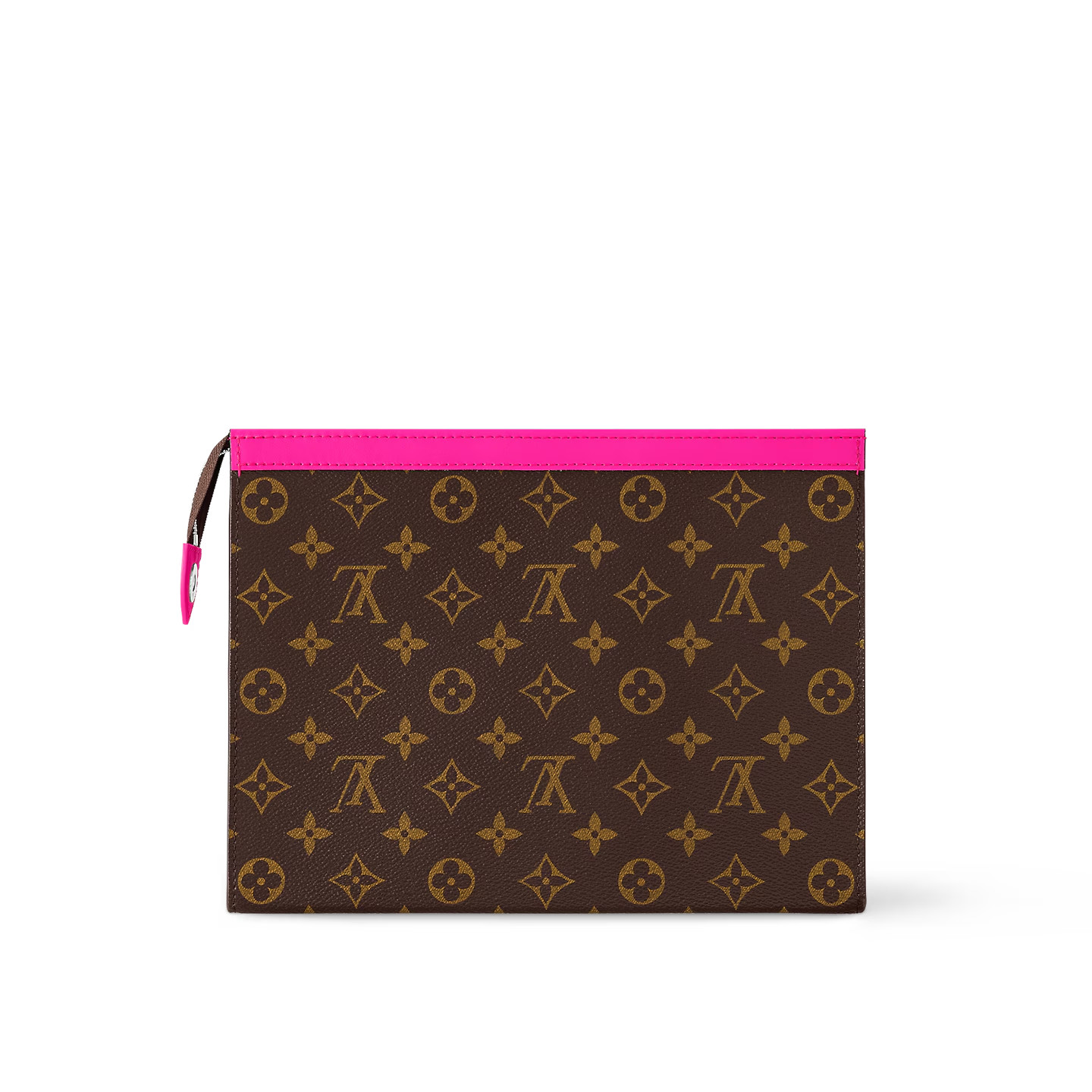 Louis Vuitton Pochette Voyage MM Pouch 10.6in/ 27cm Pink Silver Hardware For Women M82858 - Image 4
