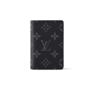 Louis Vuitton Pocket Organizer Black For Women 4.3in/11cm - M61696