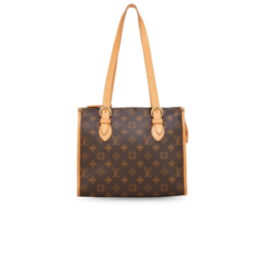 Louis Vuitton Popincourt Haut Tote Bag 10in/ 25.5cm Brown Monogram Gold Hardware For Women