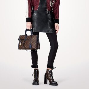 Alternative view of Louis Vuitton Popincourt PM Tote Bag 12.5in/ 32cm Brown/ Marine Monogram Gold Hardware For Women