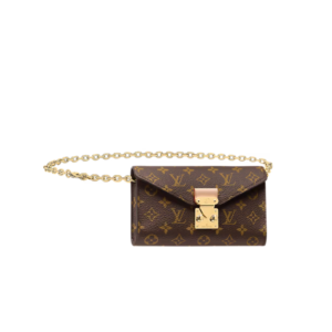 Louis Vuitton Pouch Metis Belt 5.3in/ 13.5cm Brown Monogram Gold Hardware For Women M4869Z