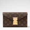 Louis Vuitton Pouch Metis Belt 5.3in/ 13.5cm Brown Monogram Gold Hardware For Women M4869Z - Image 5