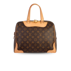 Louis Vuitton Retiro PM Shoulder Bag 13in/ 33cm Brown Monogram Gold Hardware For Women