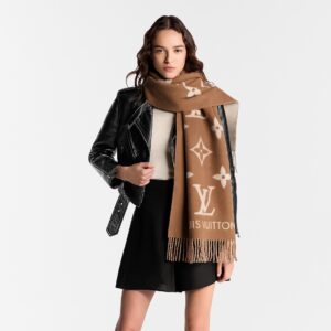 Alternative view of Louis Vuitton Reykjavik Scarf Brown For Women M76067