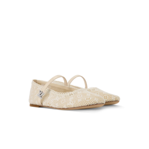 Louis Vuitton Romy Flat Ballerinas Beige For Women 1AK23T