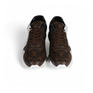 Louis Vuitton Run Away Sneaker Monogram Canvas Black/White/Brown For Men LV