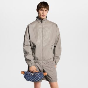 Alternative view of Louis Vuitton Rush Bumbag 11.8in/ 30cm Blue Monogram Flowers Denim Silver Hardware For Men M27640