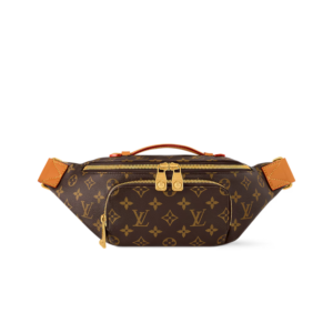 Louis Vuitton Rush Bumbag 11.8in/ 30cm Brown Monogram Gold Hardware For Men M14019